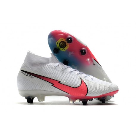Nike Mercurial-Superfly VII Elite SG Anti-Clog Blanco Rojo