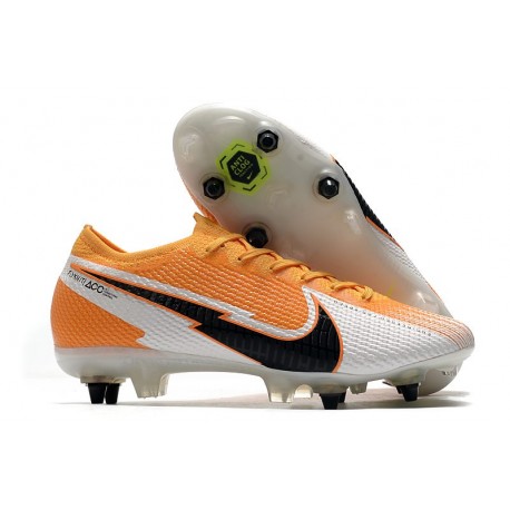 Nike Mercurial Vapor XIII Elite SG Anti-Clog Láser Naranja Negro Blanco