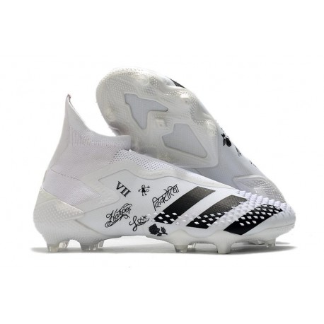 adidas Botas de fútbol Predator Mutator 20+ FG Blanco Negro