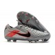 Nike Tiempo Legend VIII Elite FG Botas Gris Negro Rojo