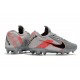 Nike Tiempo Legend VIII Elite FG Botas Gris Negro Rojo