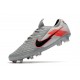 Nike Tiempo Legend VIII Elite FG Botas Gris Negro Rojo