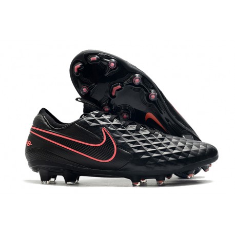 Nike Tiempo Legend VIII Elite FG Botas Negro Rosa