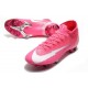 Nike Mercurial Superfly VII Elite FG x Mbappé Explosión Rosa Blanco