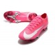 Nike Mercurial Vapor 13 Elite FG Mbappé Rosa - Pink Blast White Black