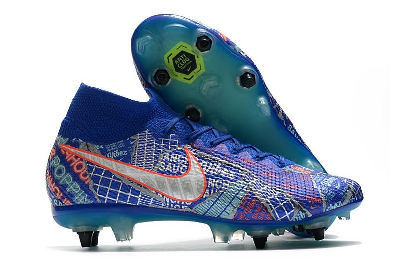 Nike Mercurial-Superfly VII Elite SG Sancho Azul Blanco Verde Negro
