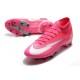 Nike Mercurial Superfly 7 Elite AG Pro AC x Mbappé Rosa Blanco Negro