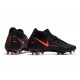 Botas de Fútbol Nike Phantom GT Elite FG Negro Rojo Chile Gris humo