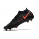 Botas de Fútbol Nike Phantom GT Elite FG Negro Rojo Chile Gris humo