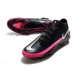 Botas de Fútbol Nike Phantom GT Elite FG Negro Plateado Explosión Rosa