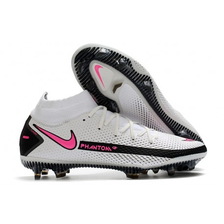 Botas de Fútbol Nike Phantom GT Elite FG Blanco Rosa Negro
