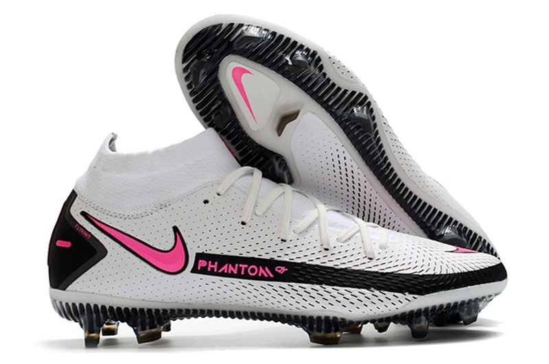 Botas de Fútbol Nike Phantom GT Elite FG Blanco Rosa Negro