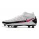 Botas de Fútbol Nike Phantom GT Elite FG Blanco Rosa Negro