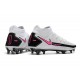 Botas de Fútbol Nike Phantom GT Elite FG Blanco Rosa Negro