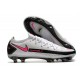 Botas de Fútbol Nike Phantom GT Elite FG Blanco Rosa Negro