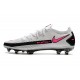 Botas de Fútbol Nike Phantom GT Elite FG Blanco Rosa Negro