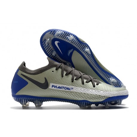 Botas de Fútbol Nike Phantom GT Elite FG Gris Azul Negro